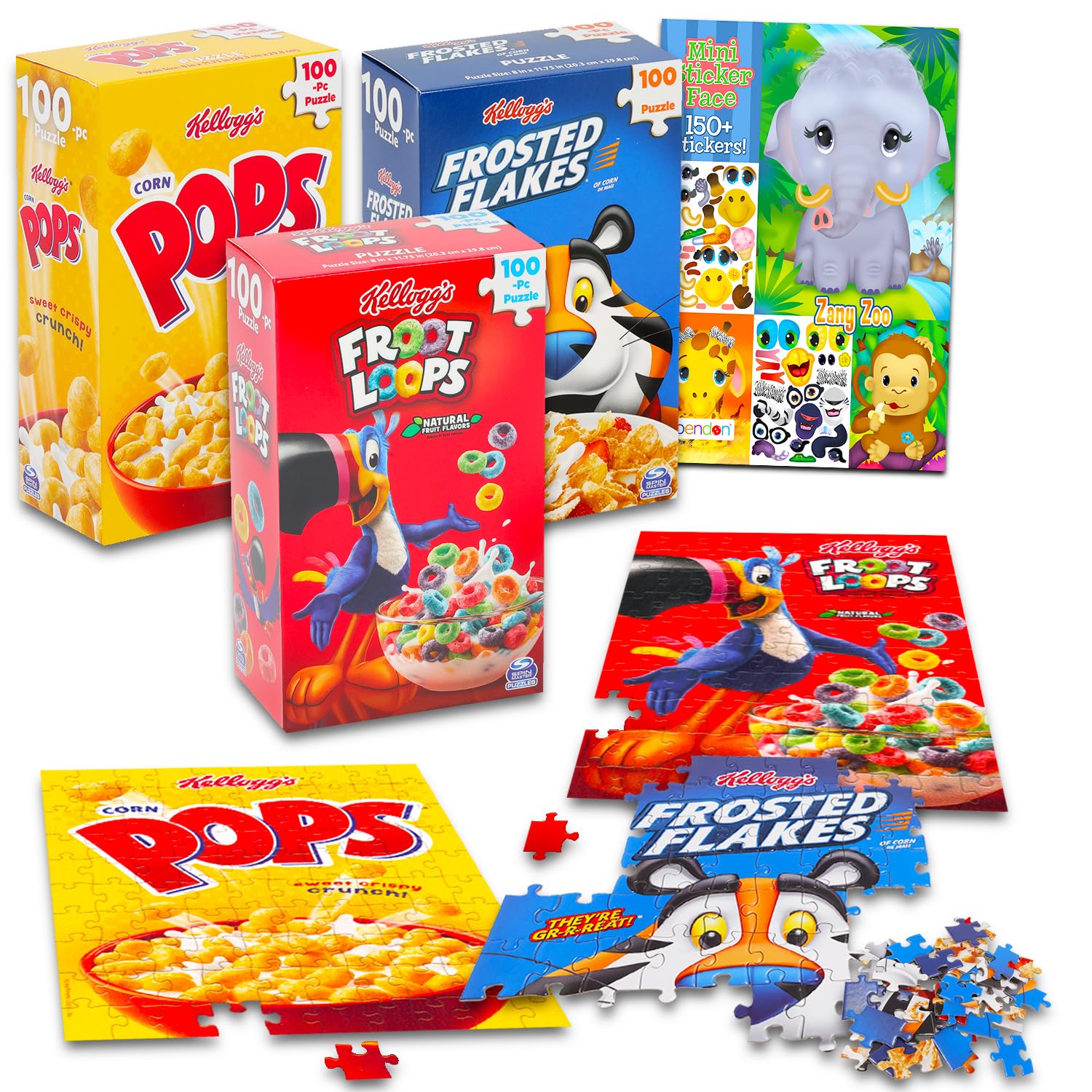 Amazon.com: Kellogg's Breakfast Cereal Puzzles for Toddlers Set Amazon.com: Kellogg's Breakfast Cereal Puzzles for Toddlers Set